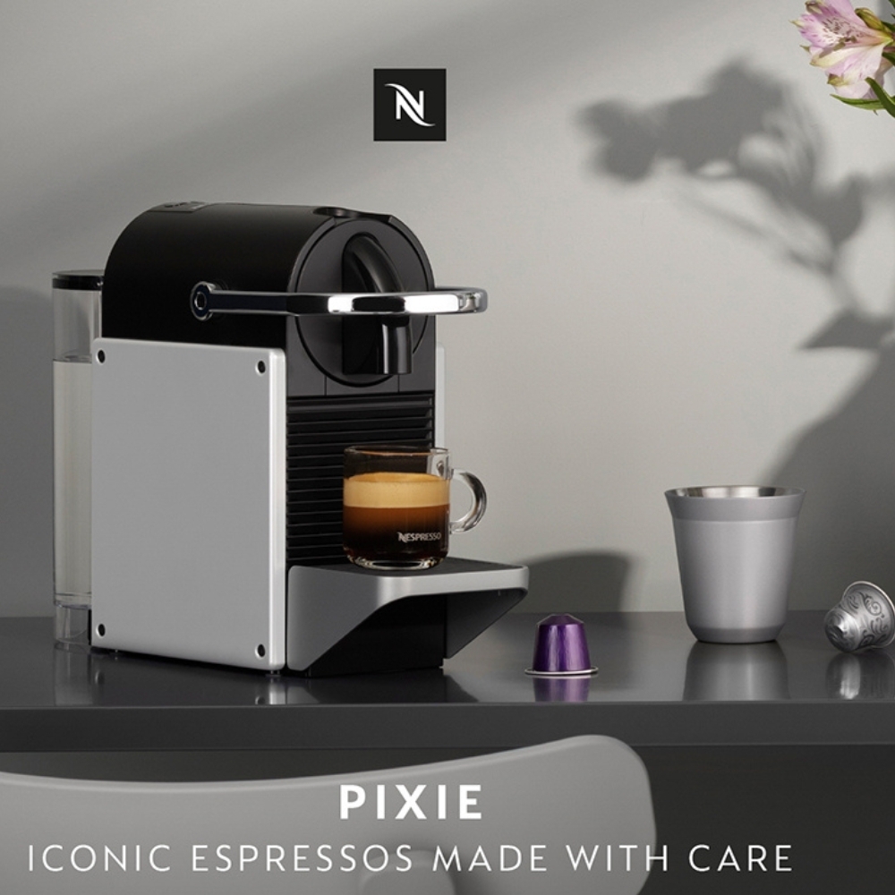  اسپرسوساز نسپرسو پیکسی Nespresso Pixie (دلونگی) جدید | نسپرسو سوئیس 