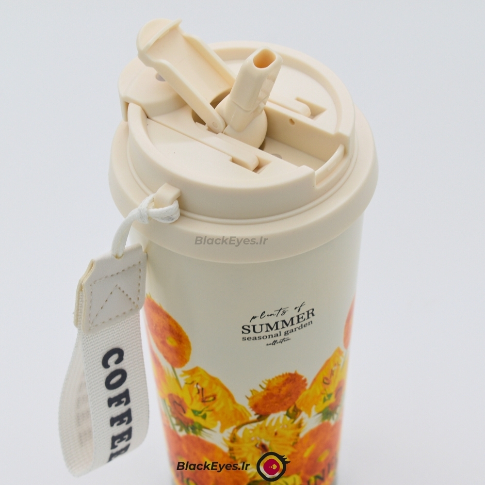  تراول ماگ 2 حالته swig Suck مدل summer seasonal garden گنجایش 530 میلی لیتر 