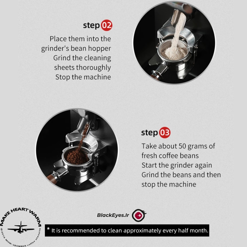  قرص تمیز کننده آسیاب قهوه بمبر وزن 160 گرم | MHW – 3BOMBER Coffee Machine Cleaning Tablet 160g 