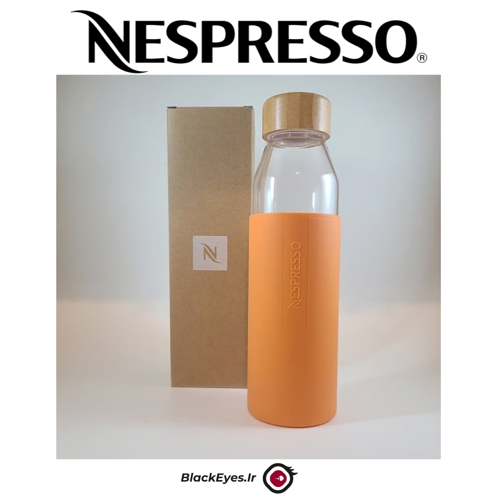  بطری آب نسپرسو شیشه ای 500 میلی لیتر | Nespresso Reusable Water Bottle 