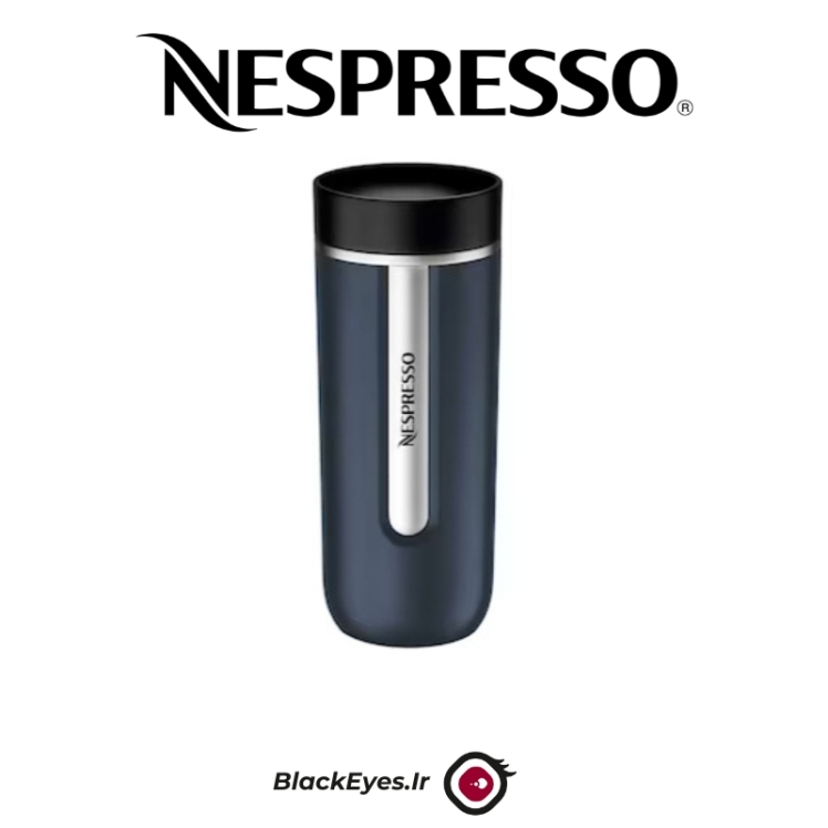تراول ماگ نسپرسو مدل نومد 500 میلی لیتر رنگ سورمه ای | نسپرسو نومد اصل | نسپرسو نومد اورجینال 